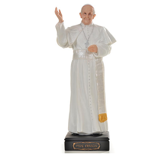 Papa Francesco 27 cm statua resina 1