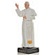 Papa Francesco 27 cm statua resina s2