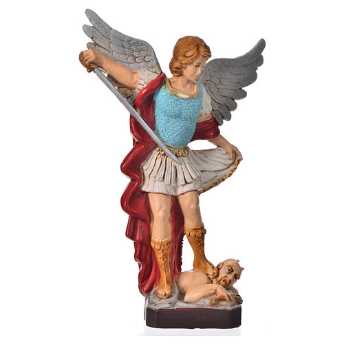 Statua San Michele Arcangelo 16 cm materiale infrangibile