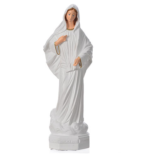 Statua Madonna Medjugorje 30 cm materiale infrangibile 1