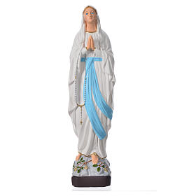 Statua Madonna Lourdes 30 cm materiale infrangibile