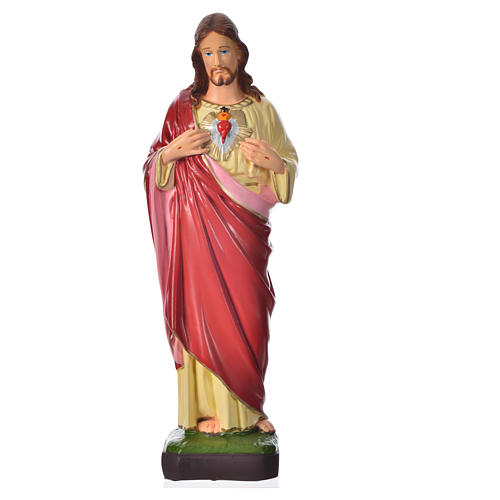 Sagrado Corazón de Jesús 30cm, material irrompible 1