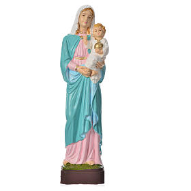 Virgem com Menino 16 cm material inquebrável