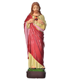 Sagrado Corazón de Jesús 16cm, material irrompible
