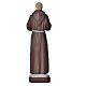 Padre Pio statue pvc incassable 16 cm s2