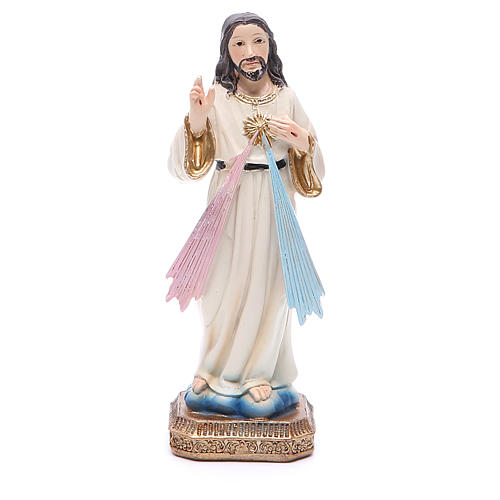 Statue of Jesus the Compassionate 10,5 cm in resin 1