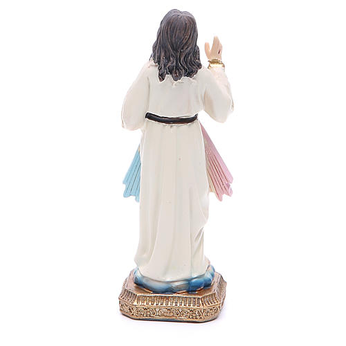 Estatua Jesús Misericordioso 10,5 cm resina 2