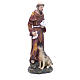 Saint Francis resin statue 12 inches s4