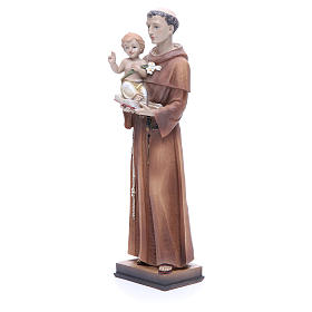 Statua Sant' Antonio 30 cm resina colorata