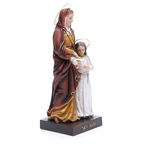 Statue Sainte Anne et Marie 30,5 cm résine 4
