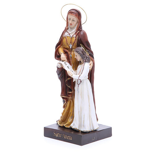 Statua Sant'Anna e Maria 30,5 cm resina 2