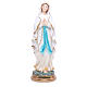 Statua Madonna Lourdes 32 cm resina s1