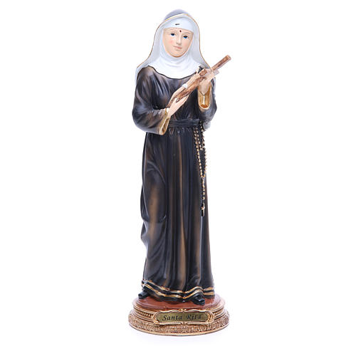 St Rita of Cascia resin statue 12.5 inches 1