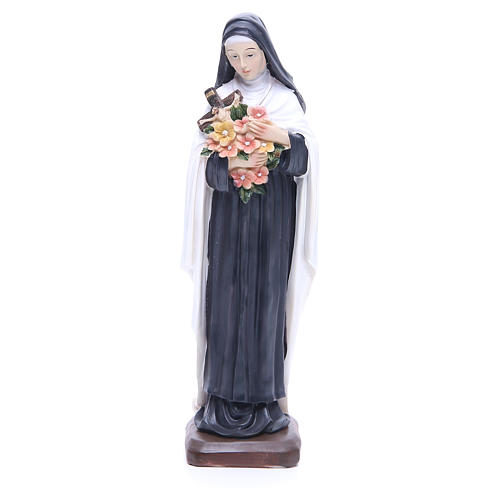 Statue Sainte Thérèse résine 30 cm 1