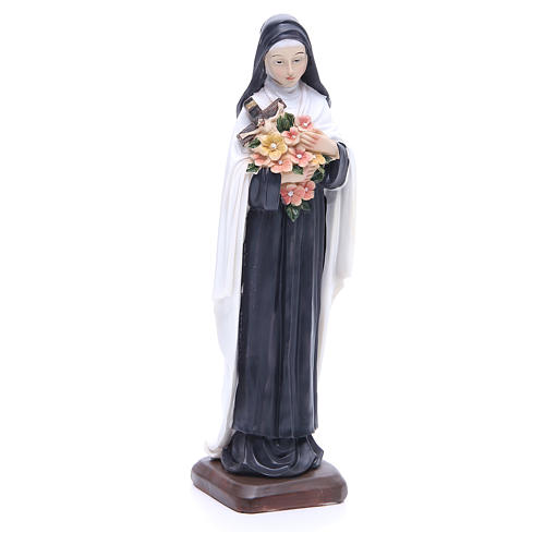Statue Sainte Thérèse résine 30 cm 4