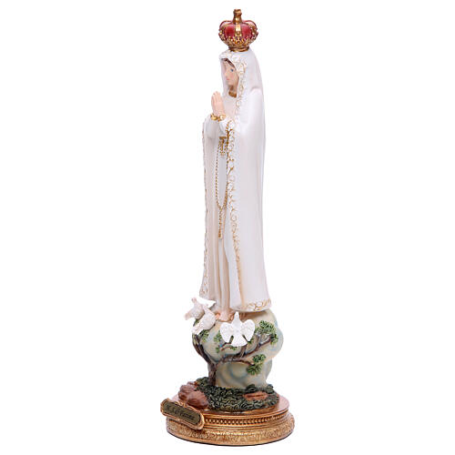 Statue Notre-Dame de Fatima 33 cm résine 3