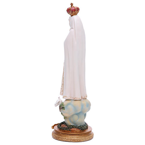 Statue Notre-Dame de Fatima 33 cm résine 6