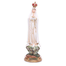 Statua Madonna di Fatima 33 cm resina