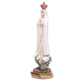 Statua Madonna di Fatima 33 cm resina