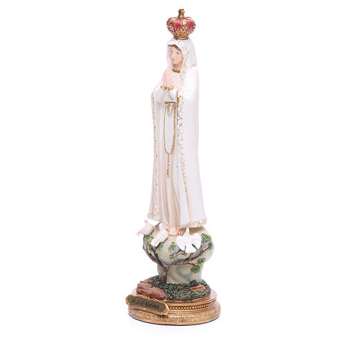 Statua Madonna di Fatima 33 cm resina 2