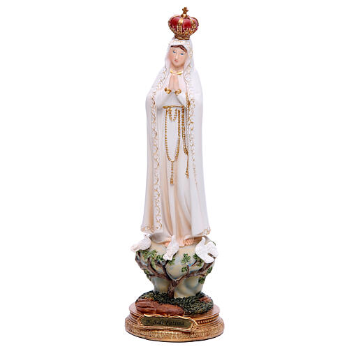 Statua Madonna di Fatima 33 cm resina 1