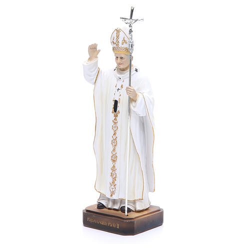 Imagen Papa Juan Pablo II 20 cm resina 2