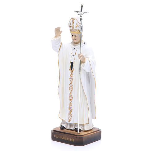 Statue Pape Jean-Paul II 20 cm en résine 2