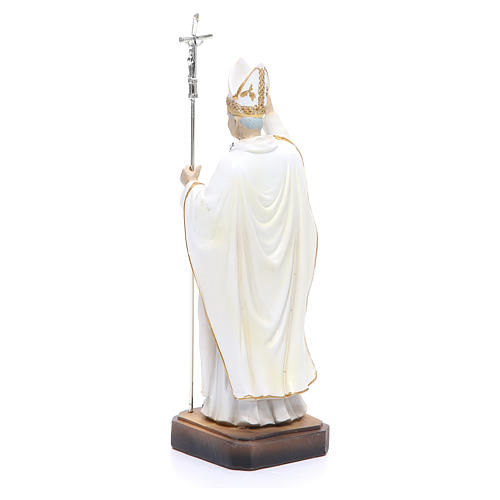 Statue Pape Jean-Paul II 20 cm en résine 3