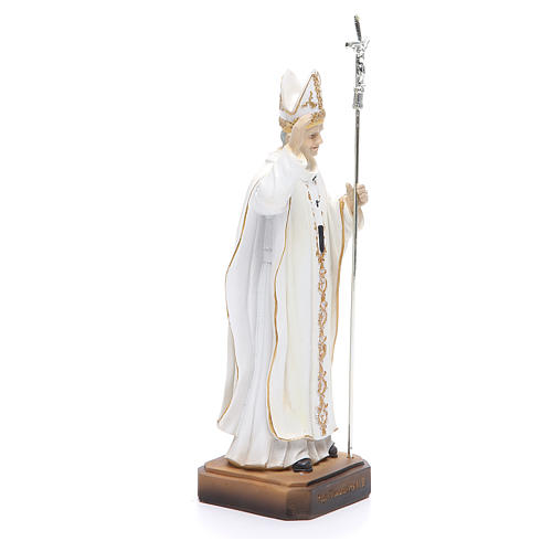 Statua Papa G. Paolo II 20 cm in resina 4