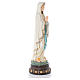 Statue of Our Lady of Lourds 64 cm in coloured resin s4