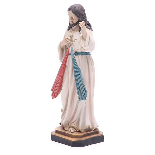 Statua Gesù Misericordioso 20,5 cm resina 2