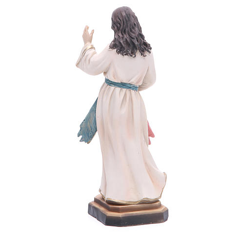 Statua Gesù Misericordioso 20,5 cm resina 3