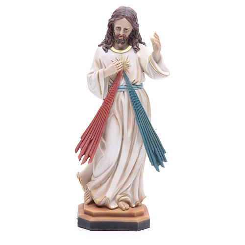 Statua Gesù Misericordioso in resina 31,5 cm 1