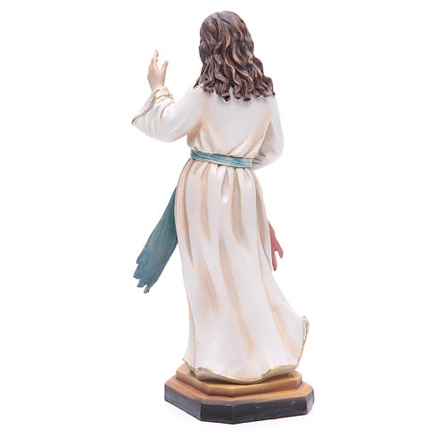 Statua Gesù Misericordioso in resina 31,5 cm 3