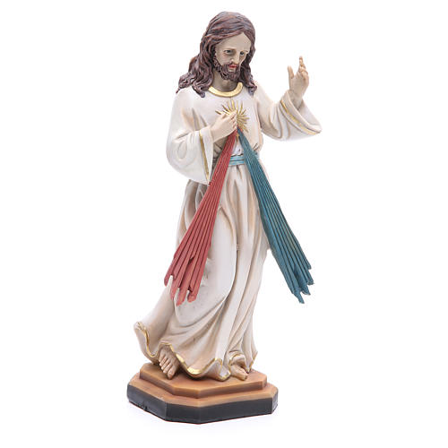 Statua Gesù Misericordioso in resina 31,5 cm 4