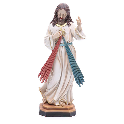 Imagem Jesus Misericordioso em resina 31,5 cm 1