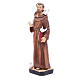 Saint Francis statue 30 cm in coloured resin s2