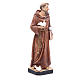 Saint Francis statue 30 cm in coloured resin s4