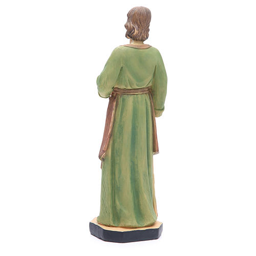 Statue Saint Joseph 30 cm résine colorée 3