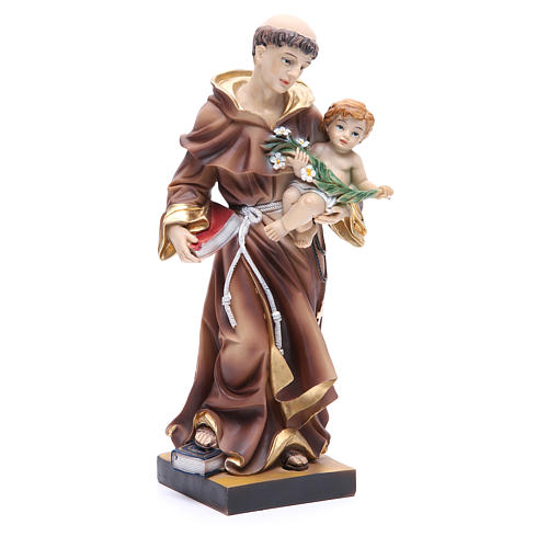 St. Anthony of Padua Statue, 31 cm in resin 4