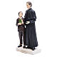 Saint John Bosco and D. Savio resin statue 12 inches s2