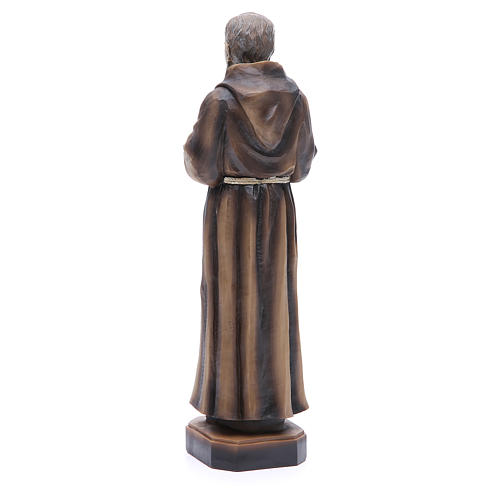 Statue Pater Pio aus Pietrelcina 30 cm aus Kunstharz 3