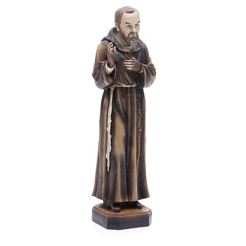 Statue Pater Pio aus Pietrelcina 30 cm aus Kunstharz 4