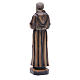 Statue Pater Pio aus Pietrelcina 30 cm aus Kunstharz s3