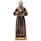 Saint Pio of Pietrelcina statue 32,5 cm in coloured resin s1