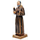 Statue Padre Pio 32,5 cm résine colorée s2