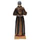 Statue Padre Pio 32,5 cm résine colorée s4
