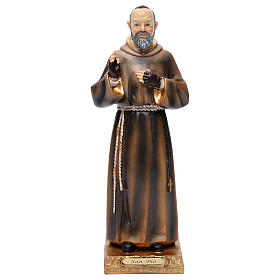 Statua Padre Pio 32,5 cm Resina colorata