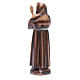 Saint Francis of Paola 31 cm in resin s3
