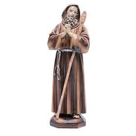 Statua S. Francesco da Paola 31 cm resina